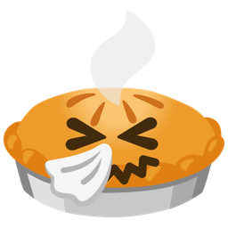 Pie and Sneezing face