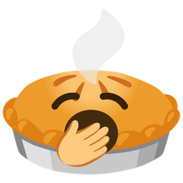 Pie and Yawning face