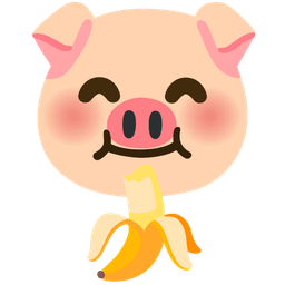 Pig face and Banana