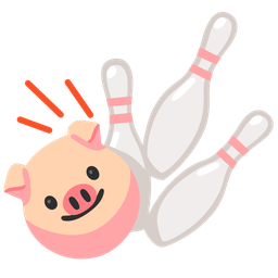 Pig face and Bowling