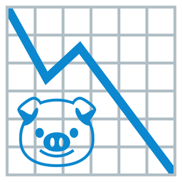 Pig face and Chart decreasing