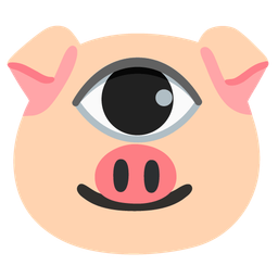 Pig face and Eye