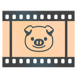 Pig face and Film frames