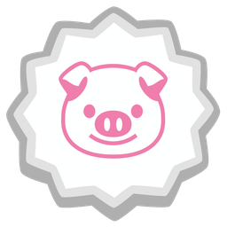 Pig face and Fish cake with swirl