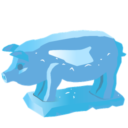Pig face and Ice
