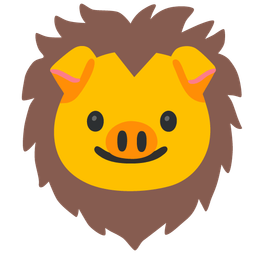 Pig face and Lion