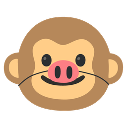 Pig face and Monkey face