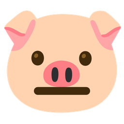 Pig face and Neutral face