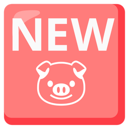 Pig face and NEW button