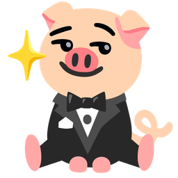 Pig face and Penguin