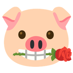 Pig face and Rose
