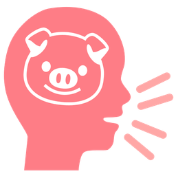 Pig face and Speaking head