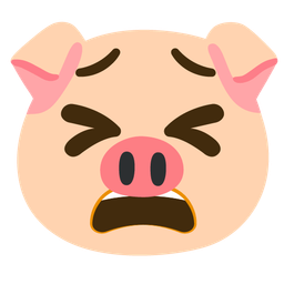 Pig face and Tired face