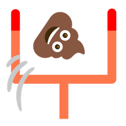 pile of poo and american football
