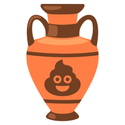 pile of poo and amphora