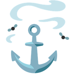 pile of poo and anchor