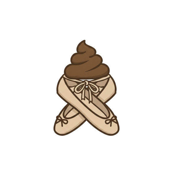 Pile of poo and Ballet shoes