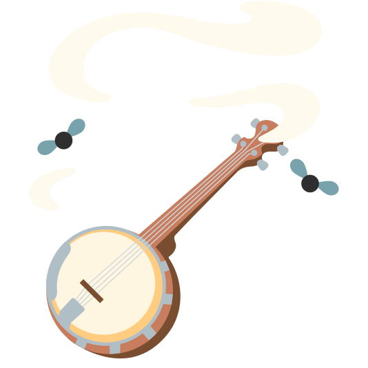 Pile of poo and Banjo