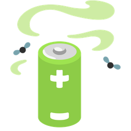 pile of poo and battery