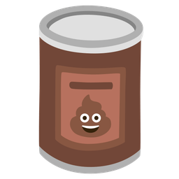 pile of poo and canned food