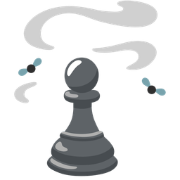 pile of poo and chess pawn