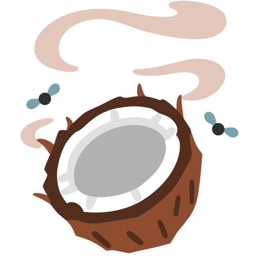 Pile of poo and Coconut