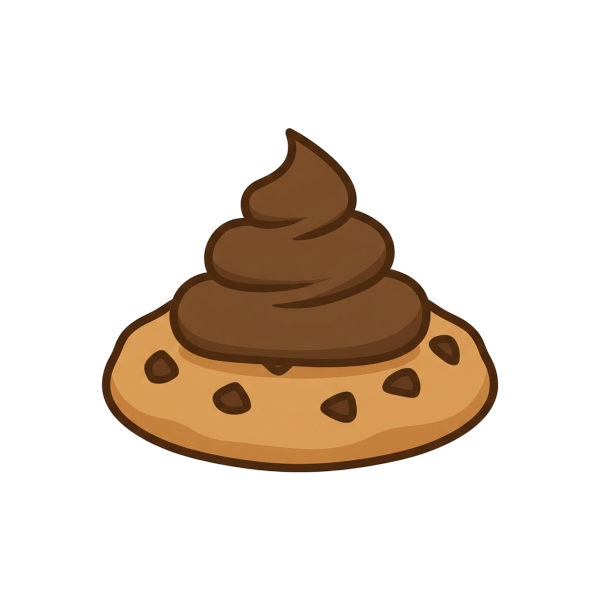 Pile of poo and Cookie