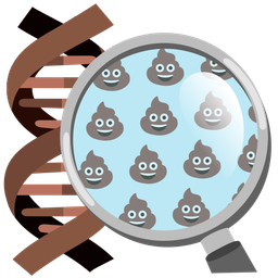 pile of poo and dna