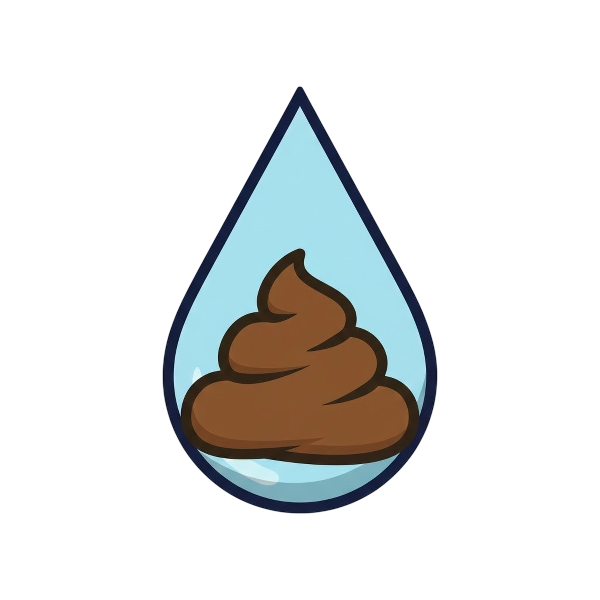 Pile of poo and Droplet