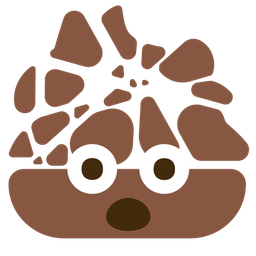 pile of poo and exploding head