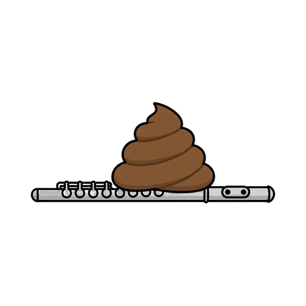 Pile of poo and Flute