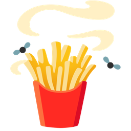 pile of poo and french fries