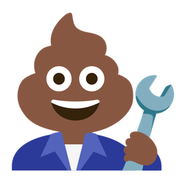 pile of poo and hammer and wrench