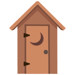 pile of poo and house