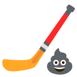 pile of poo and ice hockey