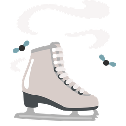 pile of poo and ice skate