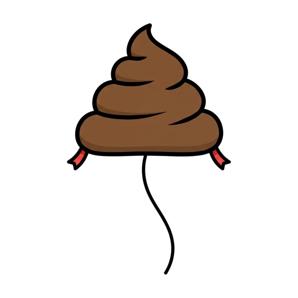 Pile of poo and Kite