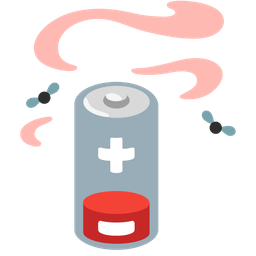 pile of poo and low battery