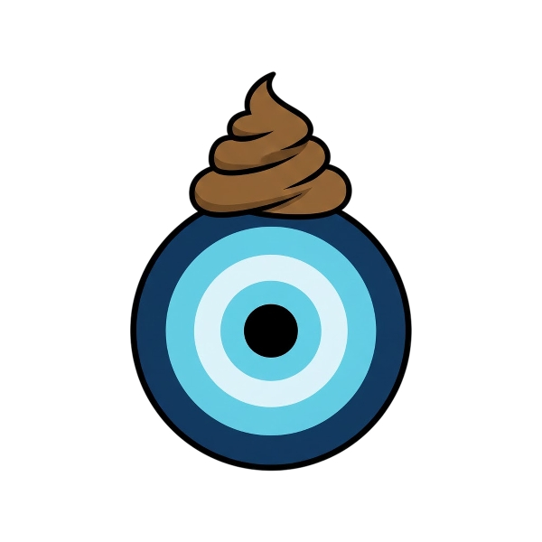 Pile of poo and Nazar amulet