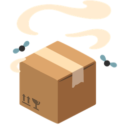 pile of poo and package