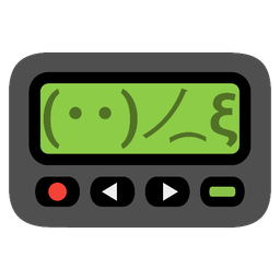 pile of poo and pager