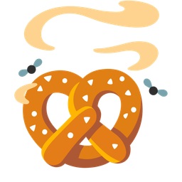 pile of poo and pretzel