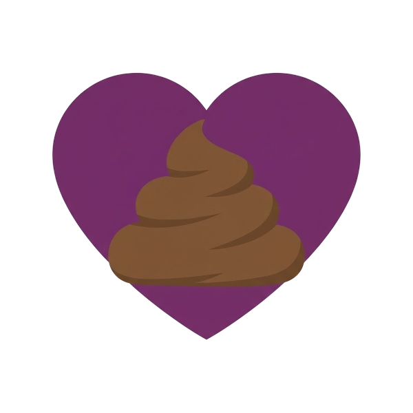 Pile of poo and Purple heart