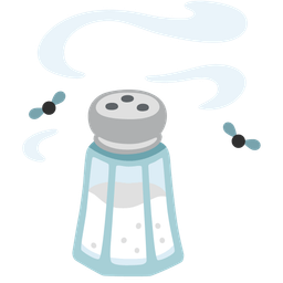 pile of poo and salt