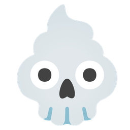 pile of poo and skull