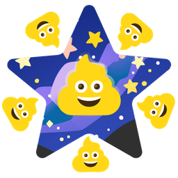 pile of poo and telescope