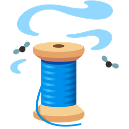 pile of poo and thread