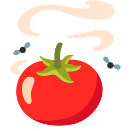 pile of poo and tomato