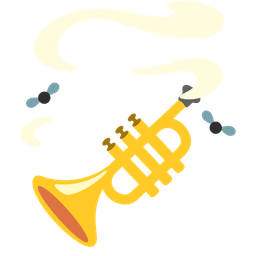 pile of poo and trumpet