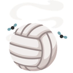 pile of poo and volleyball